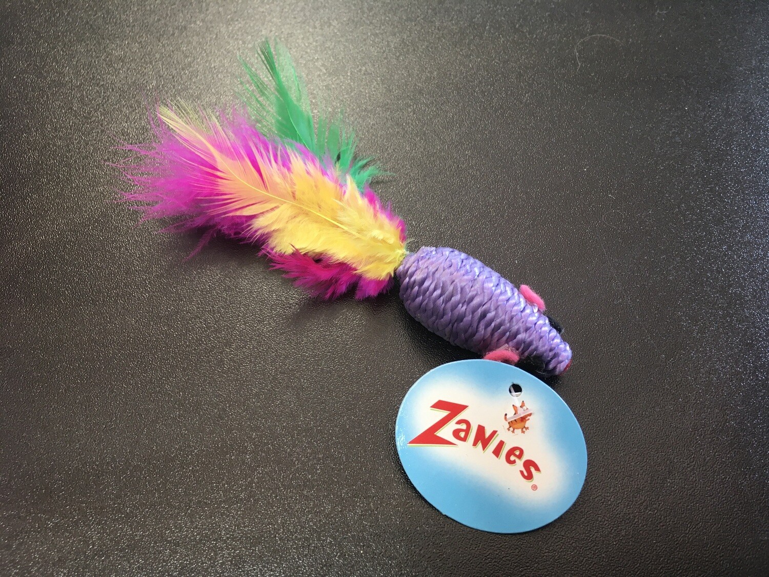 ZANIES COLOR MOUSE WITH FEATHER TAIL
