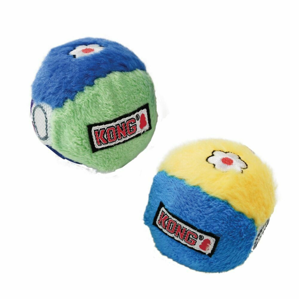 KONG PLUSH BALLS XS 2PK