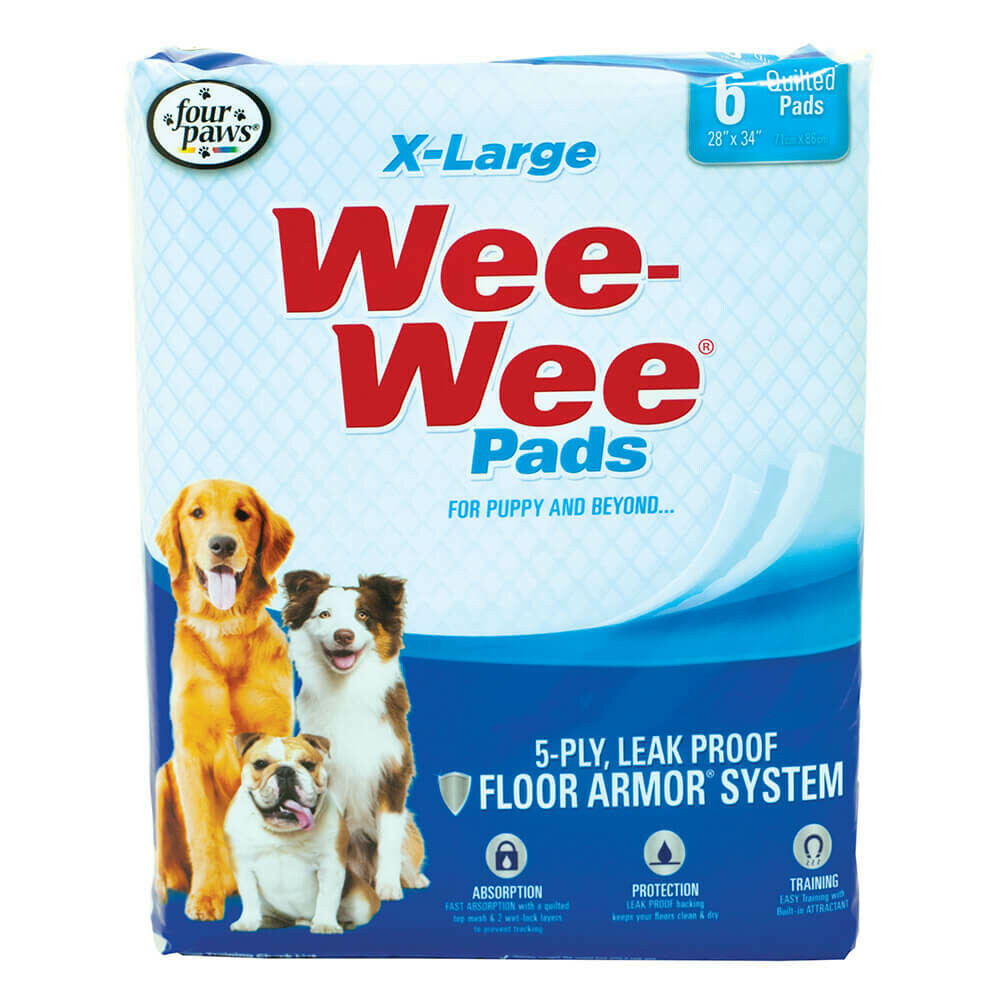 FOU WEE WEE PADS XLG 6CT