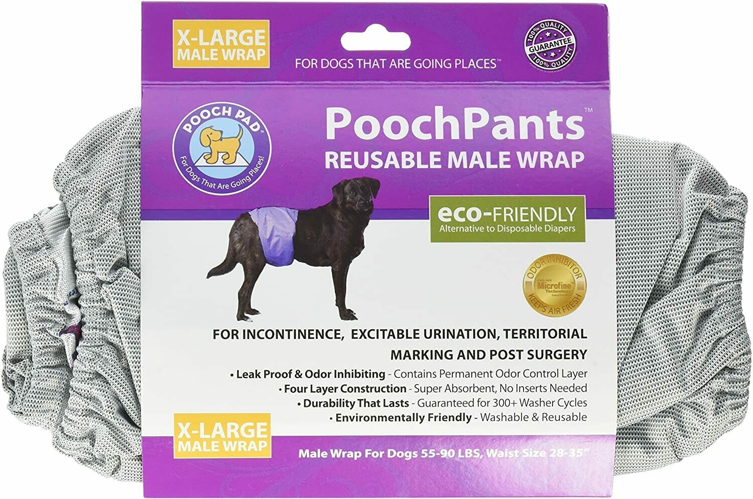 POOCHPANT MALE WRAP XLG