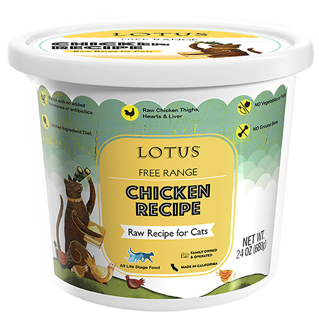 LOTUS CAT RAW CHICKEN 24oz