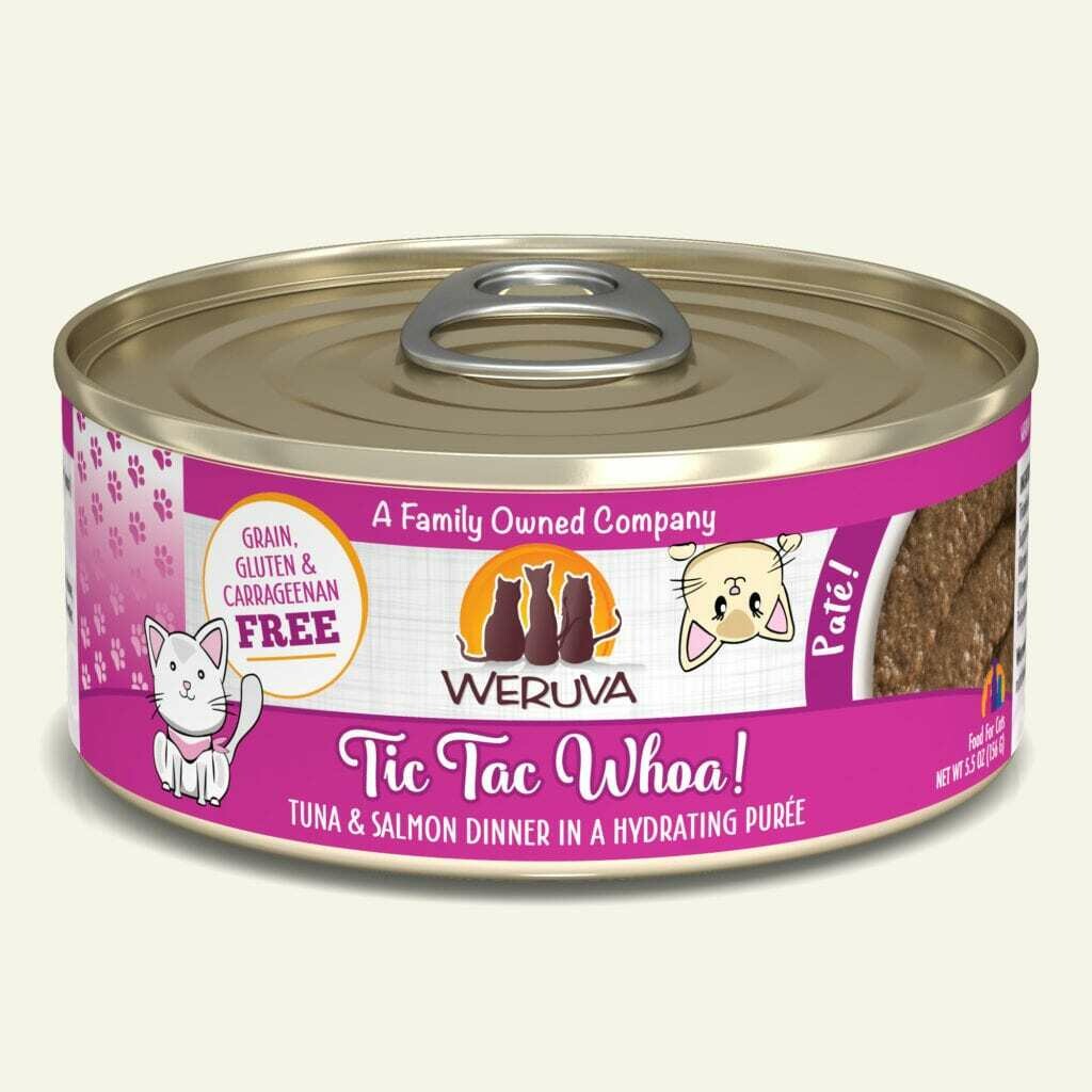 WERUVA CAT PATE TUNA/SALM TIC TAC WHOA 5.5oz