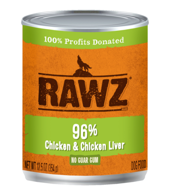 RAWZ 96% CHX/LIVER 12.5oz
