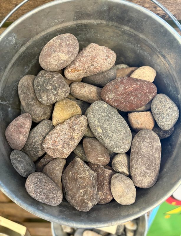 Multi Color Beach Pebbles