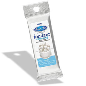 Satin Ice Fondant White 4.4 oz.