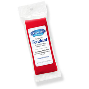 Satin Ice Fondant Red 4.4 oz.