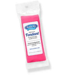 Satin Ice Fondant Pink 4.4 oz.