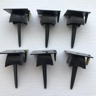 3D Graduation Cap Cupcake Pics 6ct.