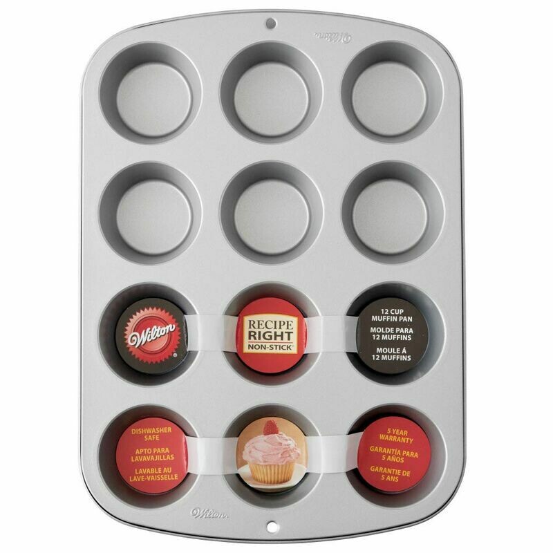 Wilton Recipe Right Non-Stick 12-Cup Muffin Pan
