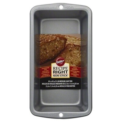 Wilton Recipe Right Non-Stick Medium Loaf Pan