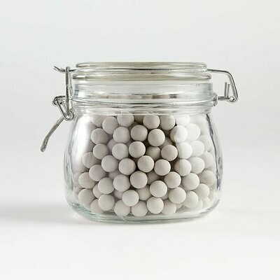 Ceramic Pie Weights in Jar, 1lb.