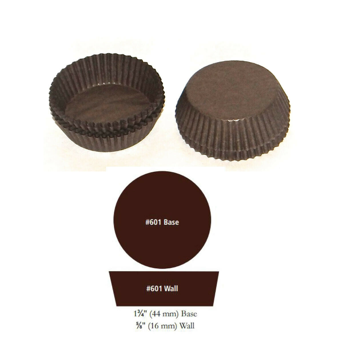 #601 Candy Liners 1.75&quot; x 5/8&quot; 200ct