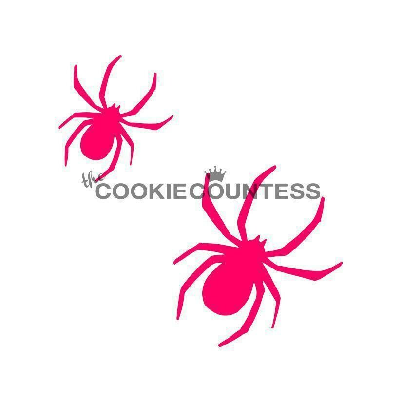 Cookie Countess Spiders Stencil