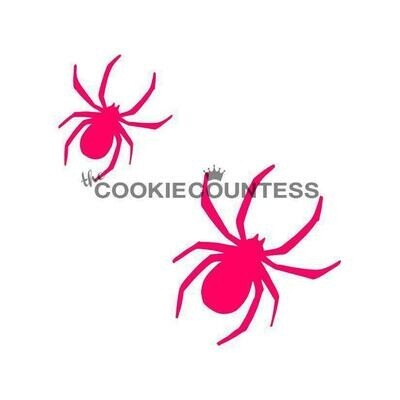 Cookie Countess Spiders Stencil