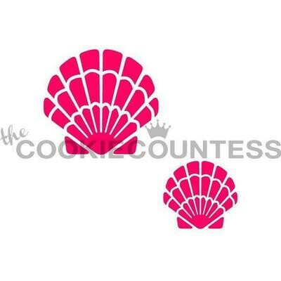 Cookie Countess Shell 2 Sizes Stencil