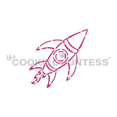 Cookie Countess Rocket PYO Stencil