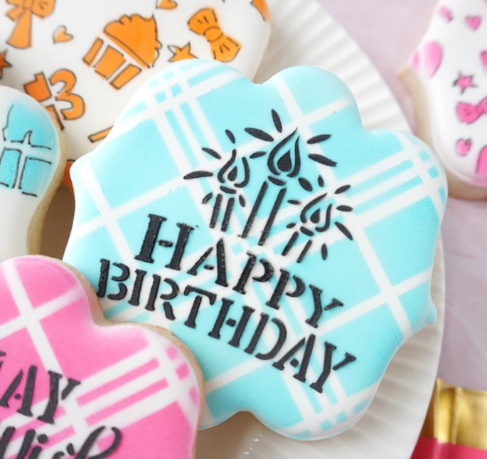 Cookie Countess Stencil Birthday