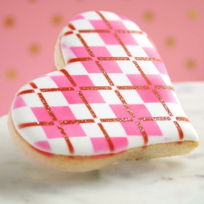 Cookie Countess Stencil Harlequin &amp; Argyle