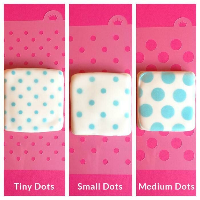 Cookie Countess Stencil Dots
