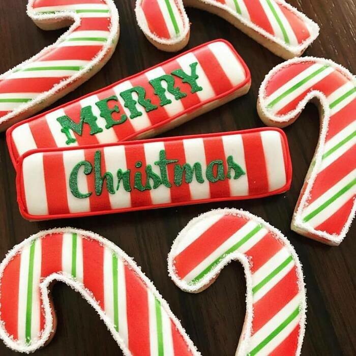Cookie Countess Stencil Stripes