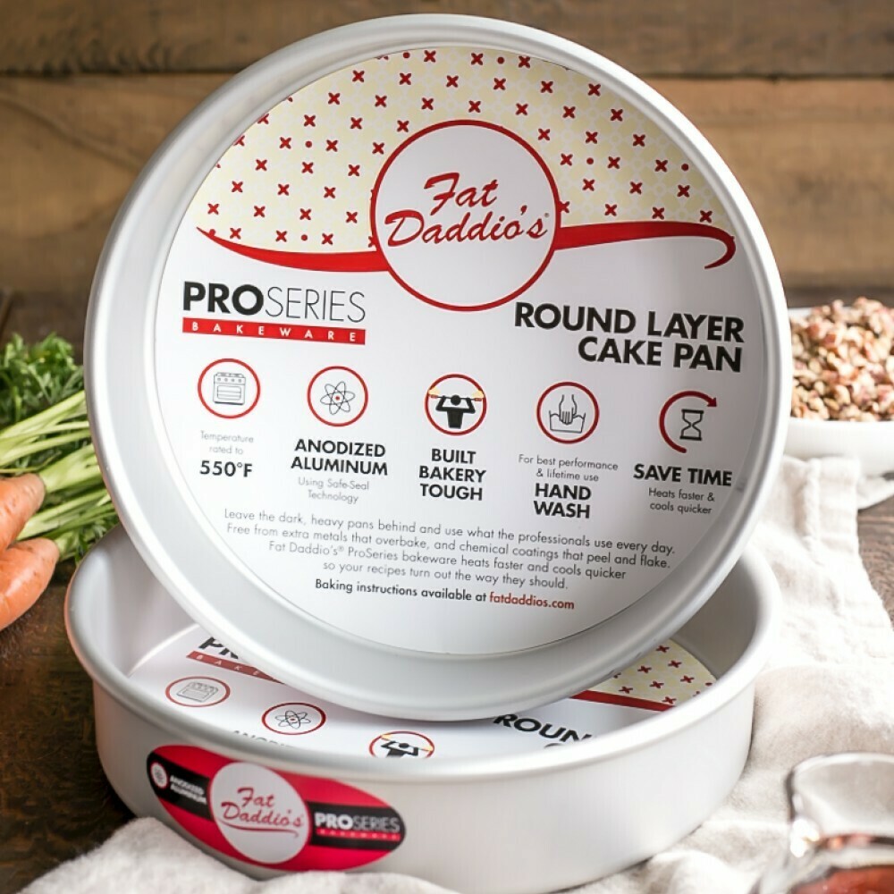 Fat Daddio&#39;s Round 8&quot;x2&quot; Cake Pan