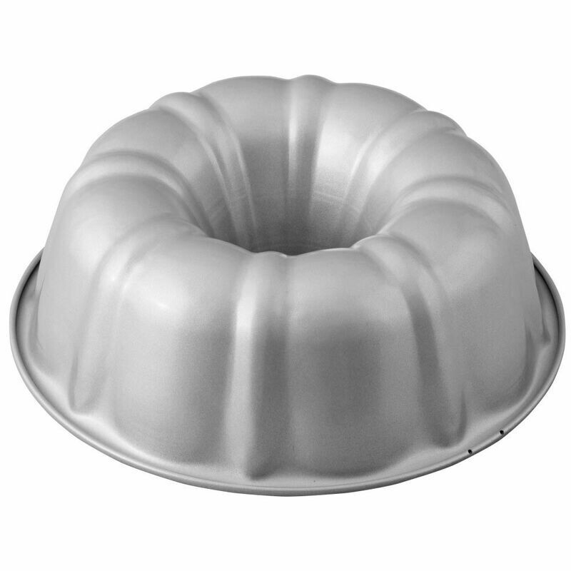 Wilton Recipe Right Non-Stick Fluted Tube Bundt Pan 9.75&quot;x3.37&quot;