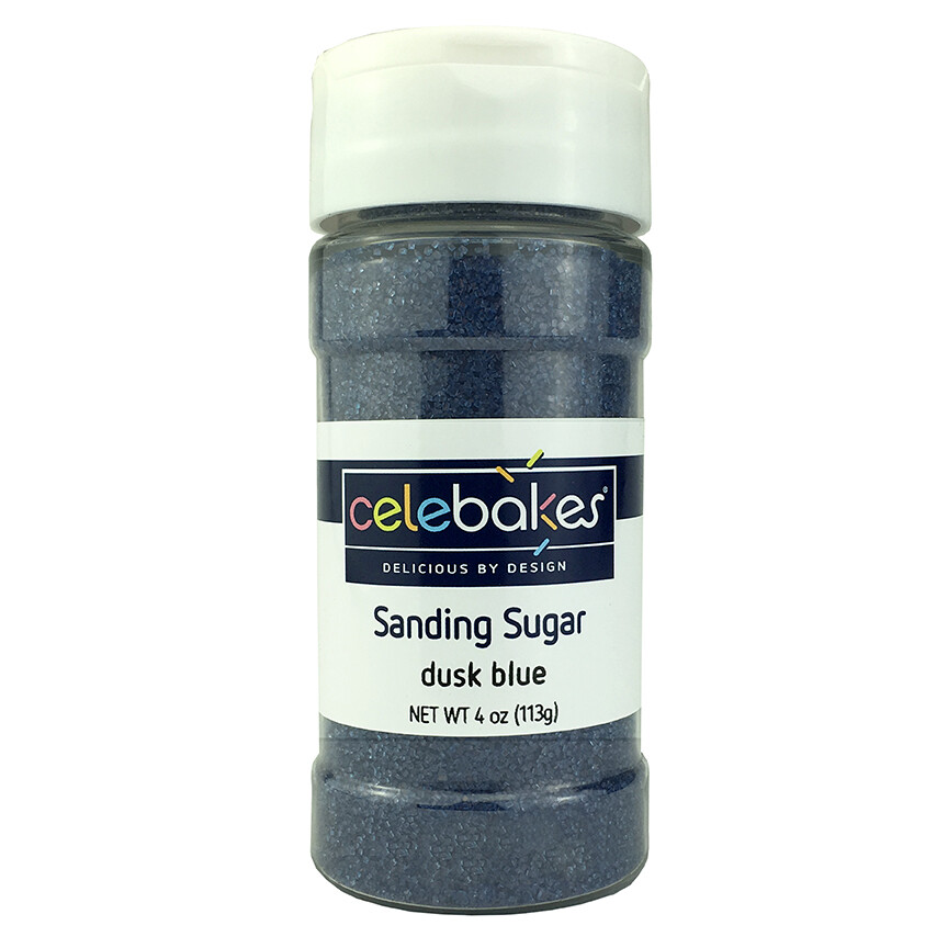 Celebakes Sanding Sugar Dusk Blue, 4oz.