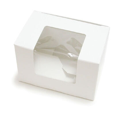 White Egg Box w/Window