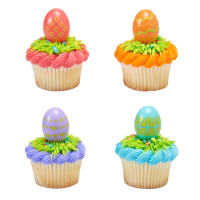 3D Easter Egg Picks, 4ct.
