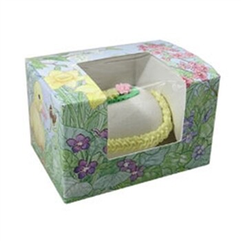 Easter Garden 1/4lb. Egg Box 3.625” x 2.375” x 2.375”