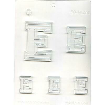 &quot;E&quot; Chocolate Mold 90-14324