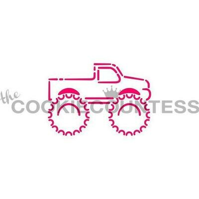 Cookie Countess Monster Truck PYO Stencil