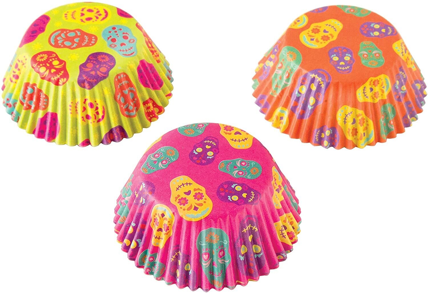 Fox Run Sugar Skull Baking Cups, 75ct.