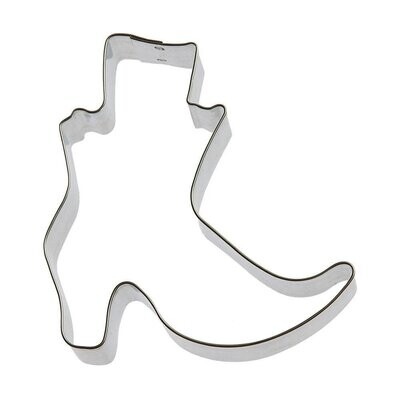 Witch Shoe Metal Cookie Cutter 3.75” x 3.5”