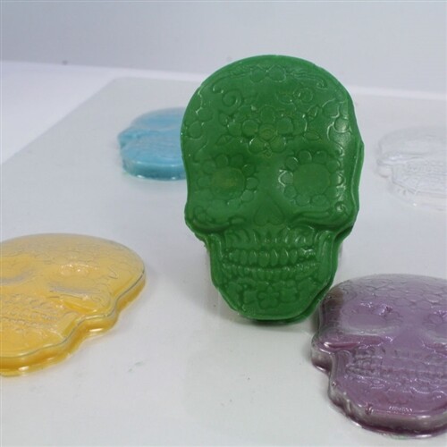 Dia de Los Muertos Skulls Mold 4-cavity 90-967
