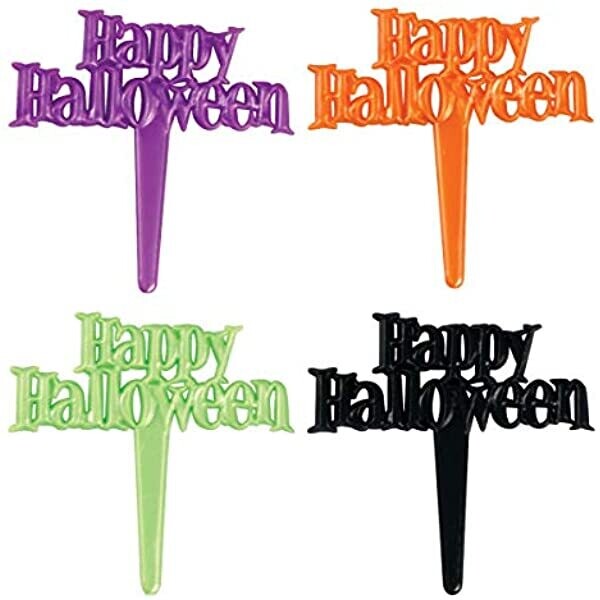 Happy Halloween Script Picks, 6ct.