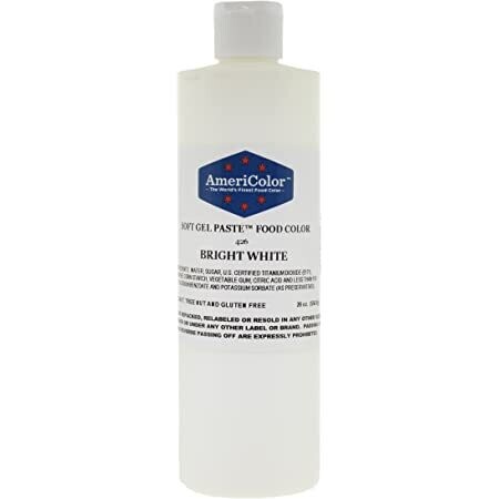 Americolor Soft Gel Paste Food Color - Bright White, 20oz.