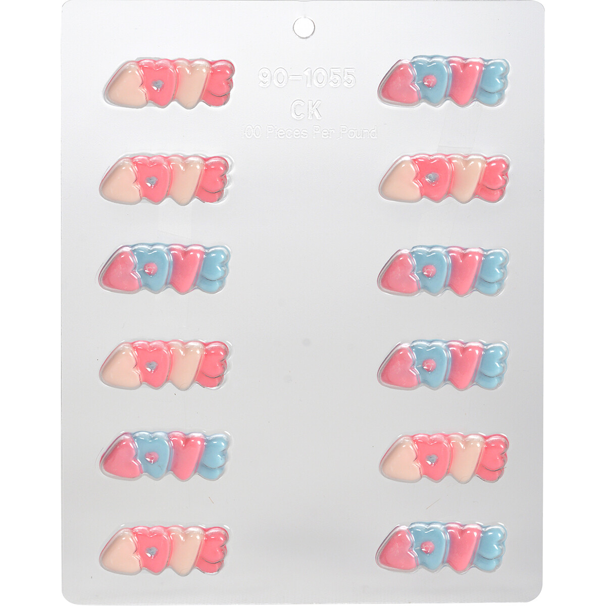 Love Hearts Choc Mold 2&quot; 90-1055