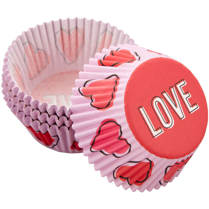 Wilton Love Standard Baking Cups, 75ct.
