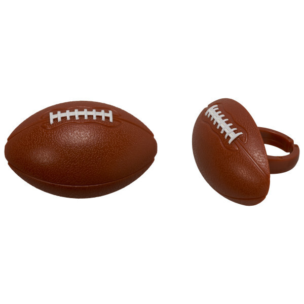 Football Rings, 6ct.