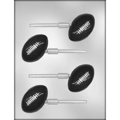 Football Sucker Choc Mold 2 5/8&quot; 90-6209