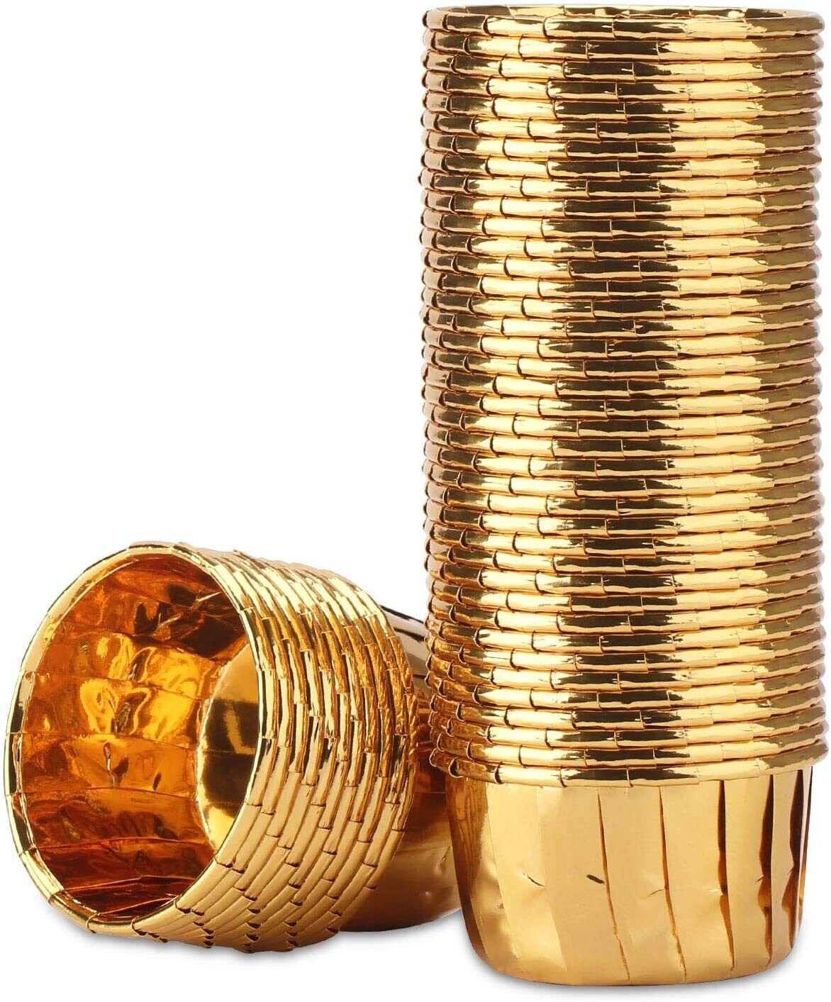 Gold Cupcake Liner, 3.5oz Disposable Ramekins, 12ct