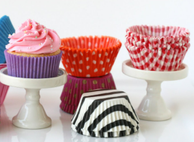 Standard 2” x 1.25” Patterned Cupcake Liners