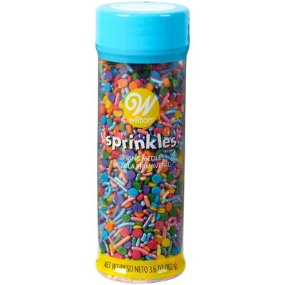 Wilton Sprinkles Spring Medley Rainbow Mix, 3.6oz.
