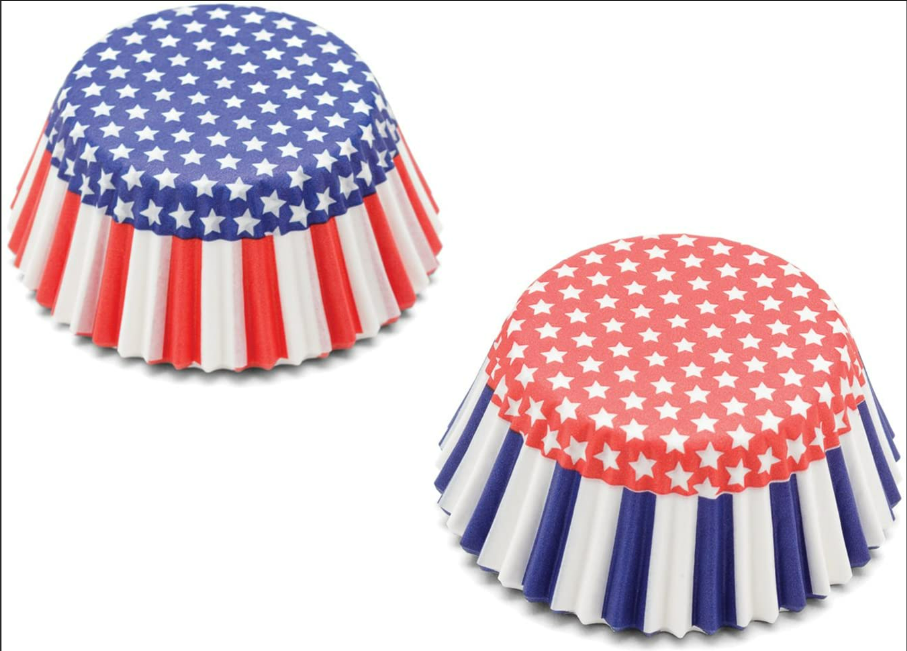 Fox Run Patriotic Baking Cups, 50ct.