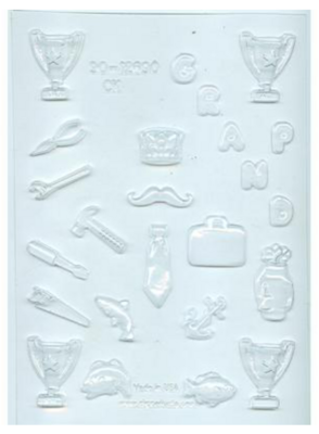 Asst&#39;d Fathers Day Chocolate Mold 90-12692