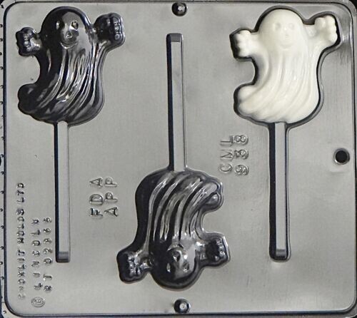 Happy Ghost Lollipop Choc Mold CML 938