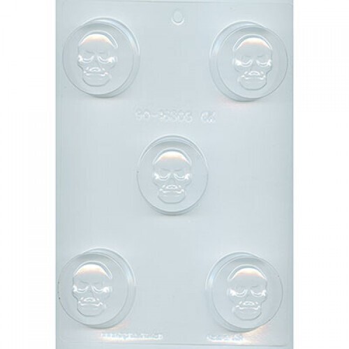 Oreo Mold Skulls 5-cavity 90-16309