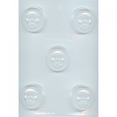 Oreo Mold Skulls 5-cavity 90-16309