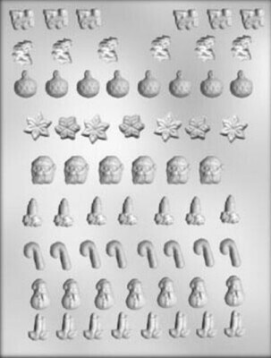 Christmas Assortment 3/4&quot; Choc Mold 90-4142